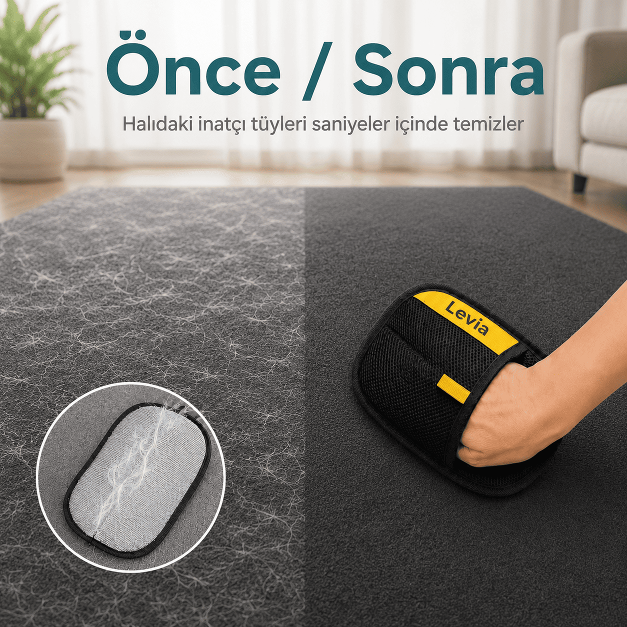 Levia™ Statik TüySil - Dökülen Tüylere Anında Veda